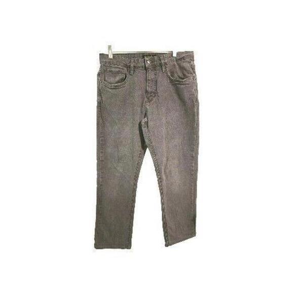 URBAN STAR Stretch Jeans Men 32x30 Relaxed Fit Straight Pockets Black (MT-183) - Picture 3 of 8